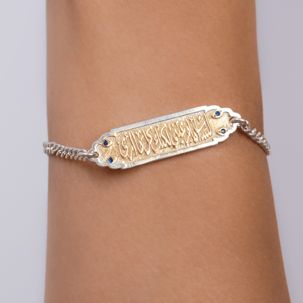 Blue Zircon All I Can See Mix Gold Bracelet