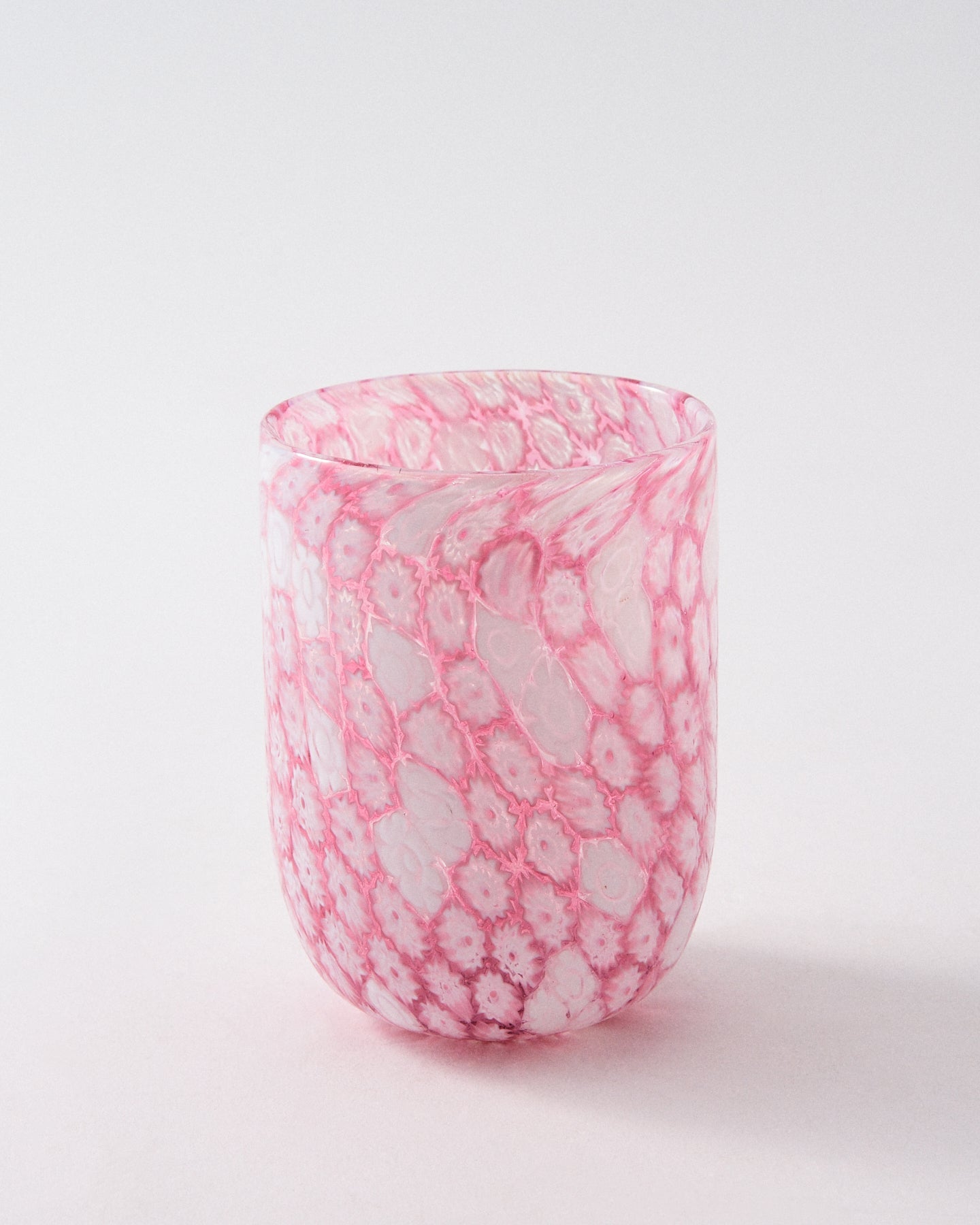 Murano Millefiori Tumbler - Rosa