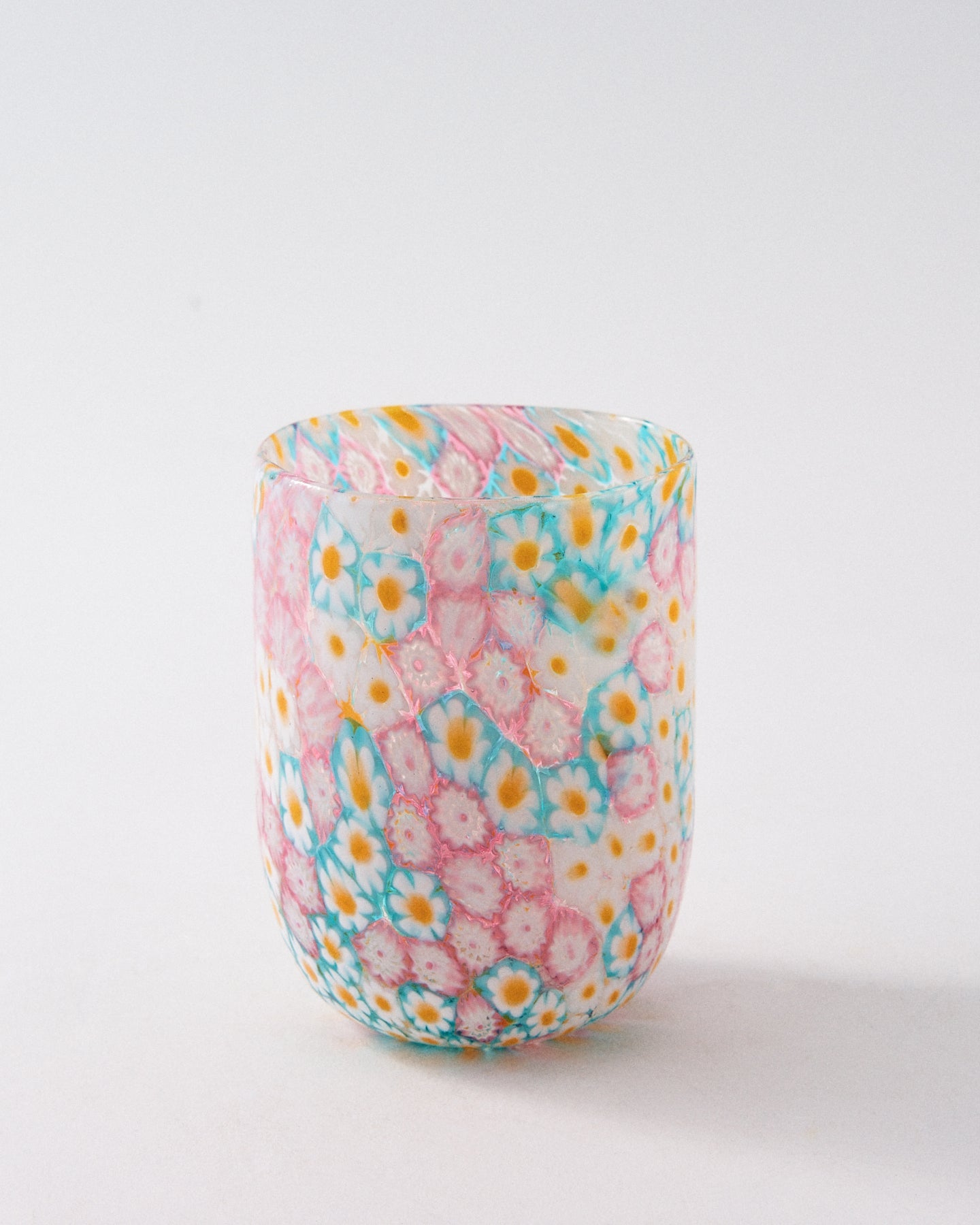 Murano Millefiori Tumbler - Petalo