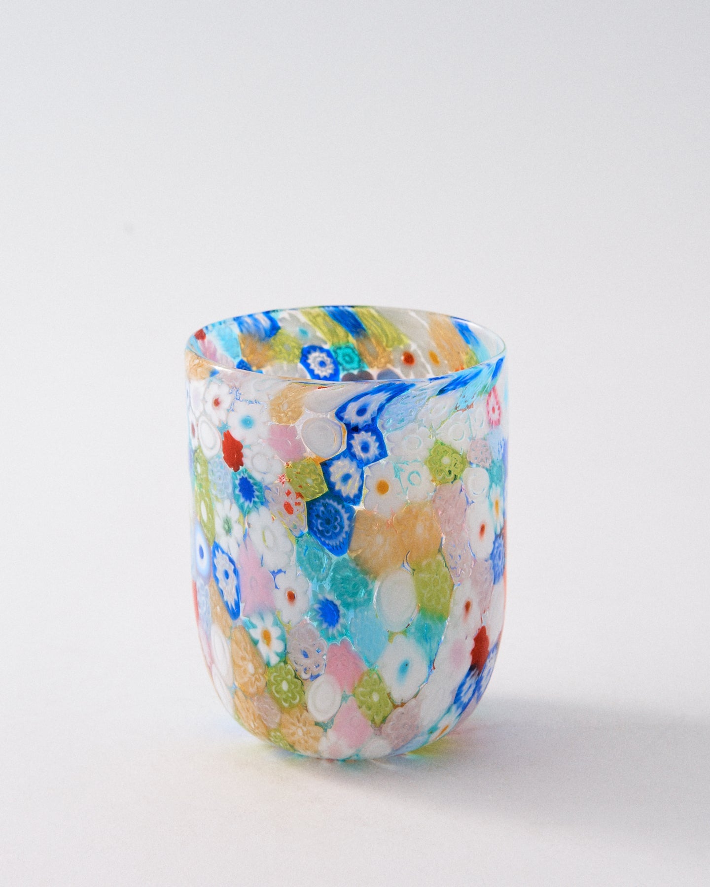 Murano Millefiori Tumbler - Giardino
