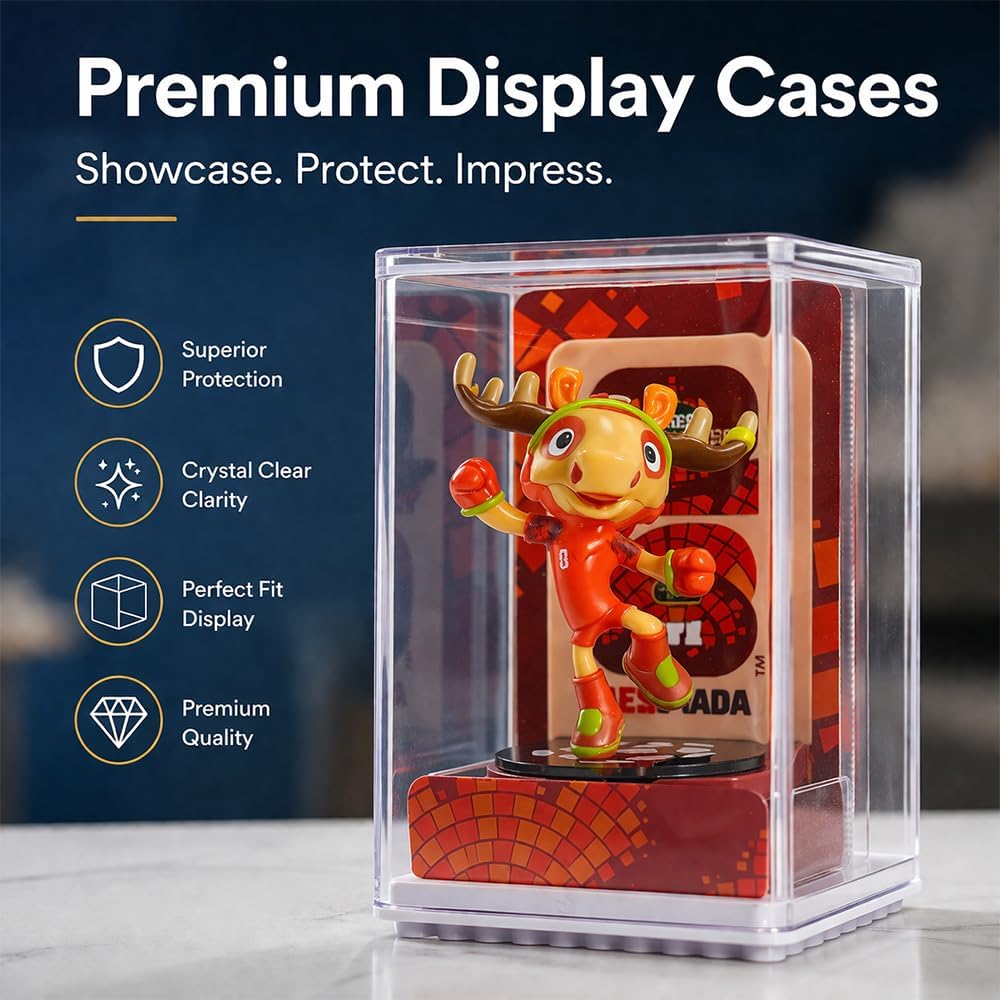 Official World Cup 2026 Merchandise Mascot Figurines Set, Limited Edition World Cup Merch Souvenirs, 3Pack Collectible Soccer Statues in Display Case, Football Fan Gift & World Cup Memorabilia (6cm-A)